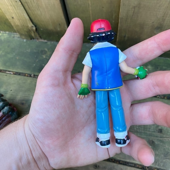 Vintage 1998 Pokémon Ash Ketchum Action Figure TOMY TOYS - Picture 4 of 5
